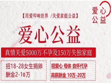 琼结捐卵助孕生子 爱心志愿者招募